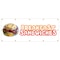Signmission Breakfast Sandwiches Banner Heavy Duty 13 Oz Vinyl with Grommets B-120 Breakfast Sandwiches - alternate 1